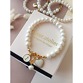 RONDELA GOLD İNCİ BİLEKLİK 