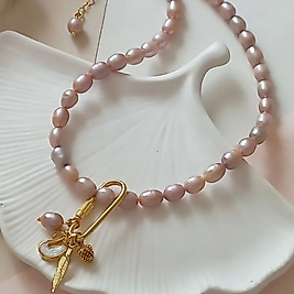  ' PINKY İNCİ KUĞULU KOLYE '