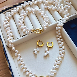GEMİCİ KİLİTLİ GÜMÜŞ PETAL SET